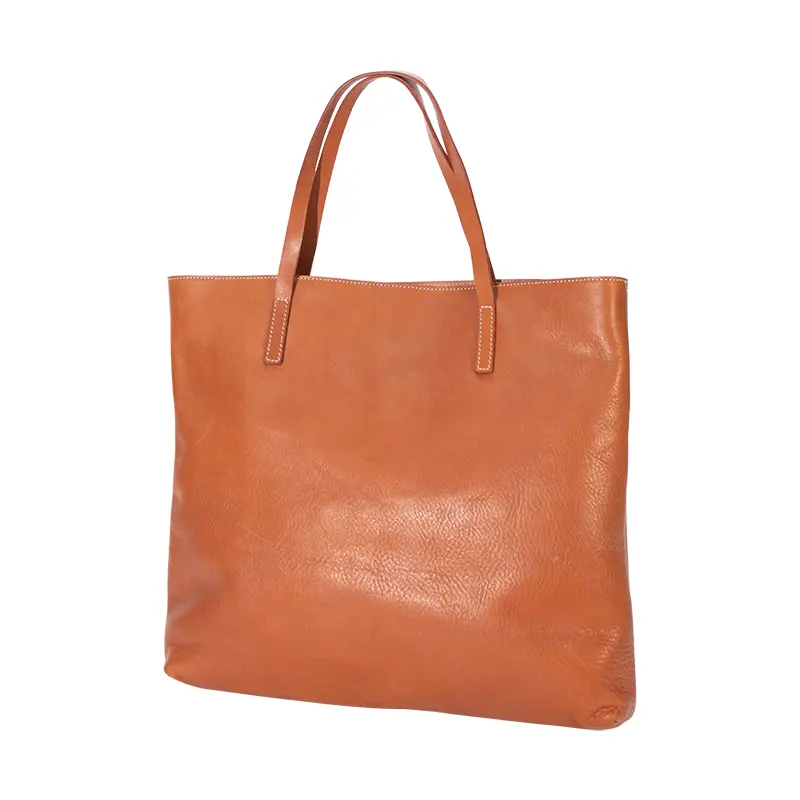 Tanned Leather Tote Bag