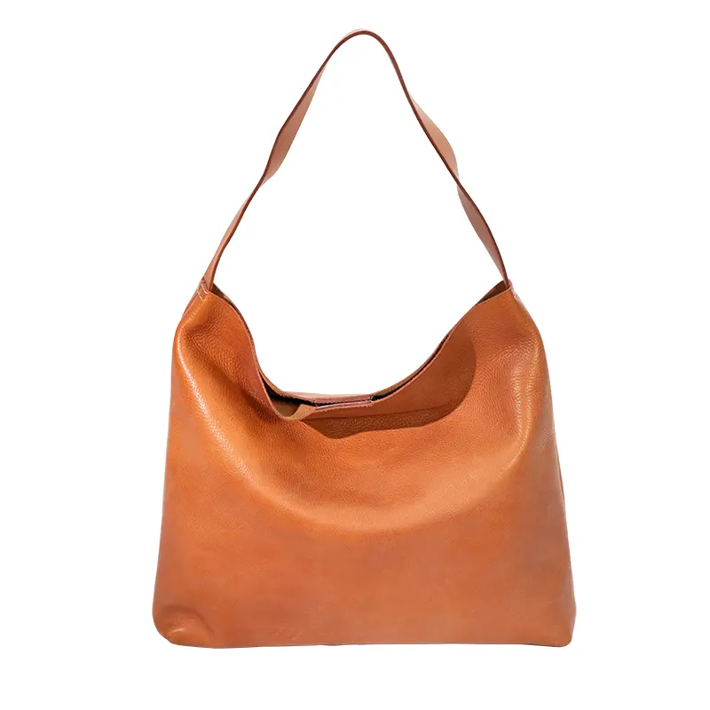 Gulay-tanned leather Hobo Bag