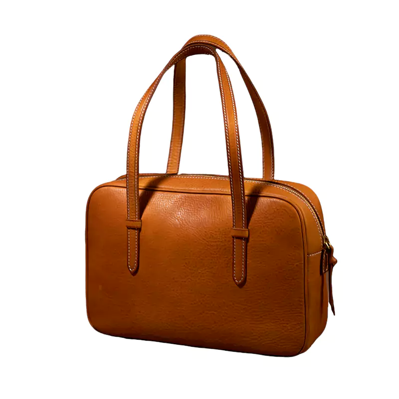 Gulay-Tanned Leather Square Underarm Bag