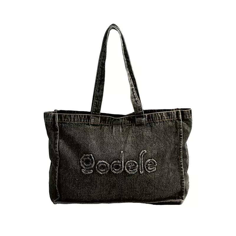Hugasan na Denim Bag